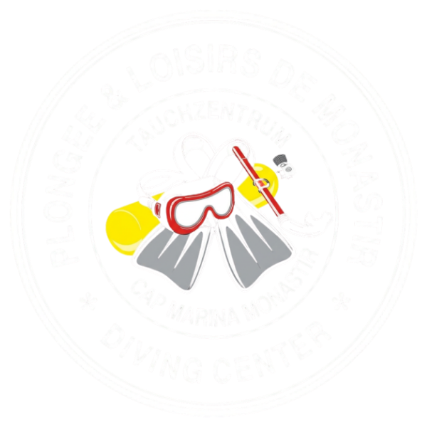logo blanc Centre de Plongée Marina Monastir